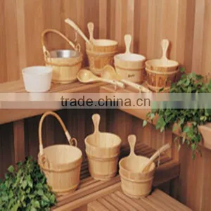 Guangzhuo Fenlin Best Selling Wooden Sauna Scoop &bucket in Sauna Accessories thumbnail-2