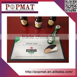 Eco-Friendly Non Woven Fabric Branded Rubber Beer Bar Mat With Logo thumbnail-1
