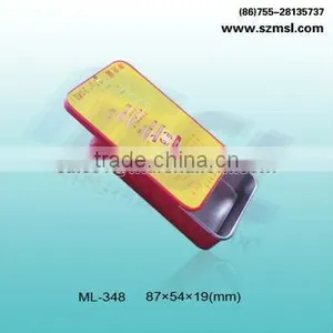 Accept Customized Slide Tin Box for Mint thumbnail-1