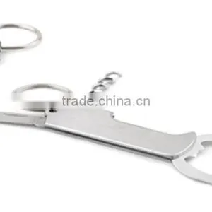 A45-SF0018 High Quality Multipurpose Wine Bottle Opener With Key Ring thumbnail-1