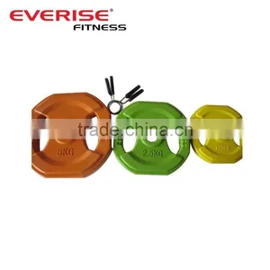 Olimpic Square Weight Plates With Two Handles/color Plate/10kg/15kg/20kg Olimpic Bumper Plates thumbnail-1
