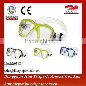 Free Diving Mask Custom Design Diving Glasses Colors Frame Diving Mask thumbnail-1
