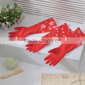 Household Cleaning Extra Long Rubber Gloves thumbnail-1