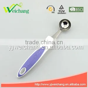 WCR233 High Quality Stainless Steel Melon Baller With Plastic Handle thumbnail-1