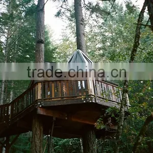 China Manufacturer Make Imitated Decorative Artificial Ficus Banyan Tree House for Outside Decoration thumbnail-5