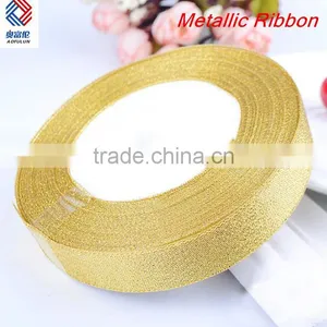 Gold Metallic Ribbon for Decoration thumbnail-1