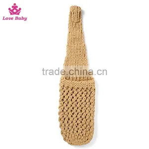 Photography Prop Crochet Baby Swaddle Baby Sleeping Bag Knitted Baby Hat Photo Prop LBP20160218-34 thumbnail-1