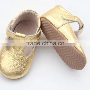 Popular Anti-skid Handmade Soft Leather Baby Shoes thumbnail-2