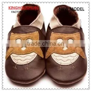 Soft Sole Cow Leather Shoes for Boys and Girls Newborn Baby Shoes thumbnail-1