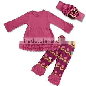 Bulk Wholesale Kids Clothing Casual Girls Dresses and Pants 2pcs Set thumbnail-1