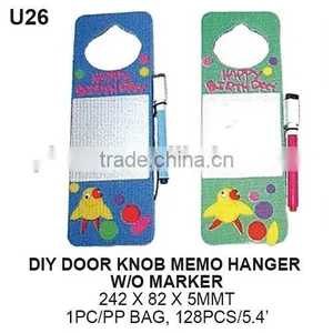 DIY Creative Door Hanger Tag, Door Knob Memo Hanger thumbnail-1