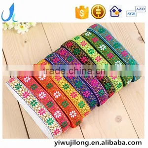 Factory Directly Sale Polyester Jacquard/ethnic/embroidery Ribbon for Garments thumbnail-1