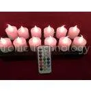 Home Decor Flameless LED Candles With Remote , Color Changing LED Candle thumbnail-1