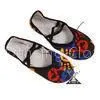 Ladies / Girl Black Belly Dance Shoes With Pattern In Practice Wear Size 38 / 39 thumbnail-1