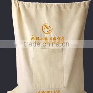 Cotton Gym Bag Polycotton Laundry Bag String Storage Bag thumbnail-3
