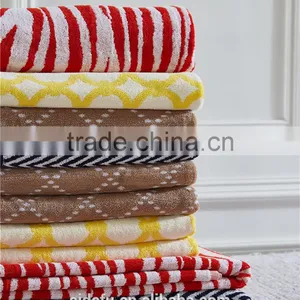 Luxury Fancy 100 Cotton Yarn Dyed Jacquard Towel thumbnail-1