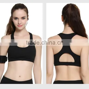 Solid Color Women Fitness Workout Sexy Yoga Bra thumbnail-5