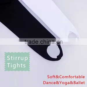 Professional Factory Wholesale Cheap Kids Ballet Dance Stirrup Tights thumbnail-6