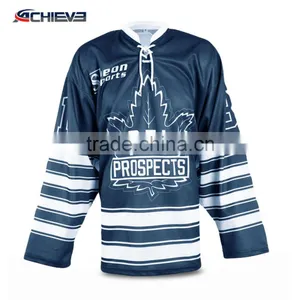 Wholesale Blank Hockey Uniform Colorful Custom Hockey Jersey thumbnail-1