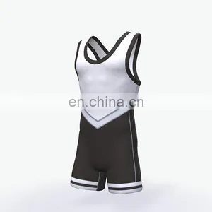 China Custom Wrestling Singlets for Men Puls Size thumbnail-2