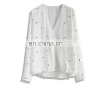 Dazzling Sequin Dots Wrapped Top thumbnail-4