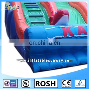 SUNWAY Best Price Used Water Park Rainbow Racing Slide Giant Water Slide for Sale thumbnail-6