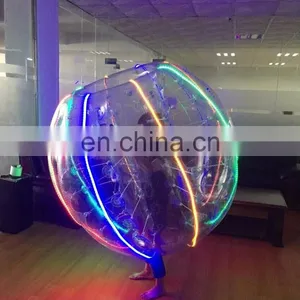 HI Competitive 1.0mm TPU Dia 1.5m Outdoor Adult Cheap Bumper Ball Inflatable Ball With Led Light thumbnail-1