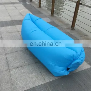 Fast Inflatable Sofa Sleeping Bag Outdoor Air Sleep Sofa Couch Portable Furniture Sleeping Hangout Lounger Inflate Air Bed F842 thumbnail-5