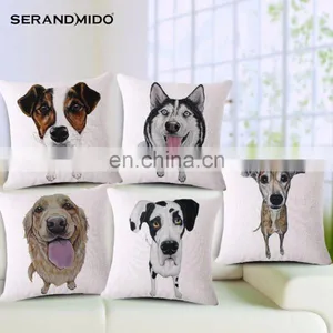 Cute Dogs 3D Digital Printed Cushion Covers Pillow Covers thumbnail-1