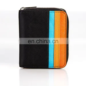 Brand Supplier Colourful Design Zipper Leather Fancy Coin Purse thumbnail-2
