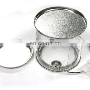 Popular Clear Candy Round Tin Can With Handle thumbnail-3