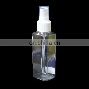 Hot Selling 100ml/3oz Pet Plastic Square Bottle,empty 100ml Plastic Spray Bottle thumbnail-1