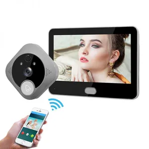 DongGuan Manufacturer Digital Door Peephole Viewer Battery Free Wireless Doorbell thumbnail-1