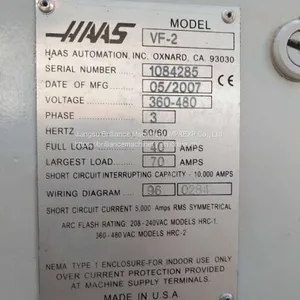 HAAS VF-2 Vertical Machining Center thumbnail-2