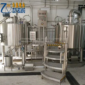 1BBL 2BBL 3BBL Micro Hotel Bar Pub Draft Beer Brewing Equipment Micro Brewery Machine thumbnail-1