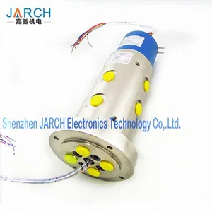 50 Million Working Life Pneumatic Electric Hybrid Slip Rings Through Bore Slip Ring 300mm Lead Length thumbnail-3