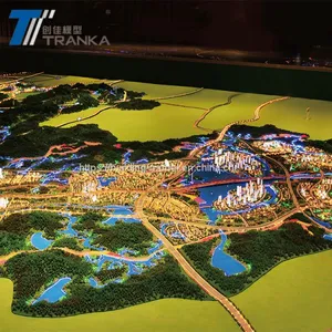 Hot Sell 3D Miniature City Models , Scale Model Building Making thumbnail-3