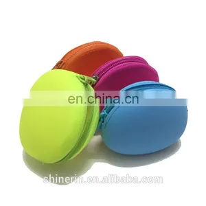 Cute Oval Coin Purse Soft Small Pouch Mini Silicone Wallet Womens Card Holder Clutch Purses thumbnail-2