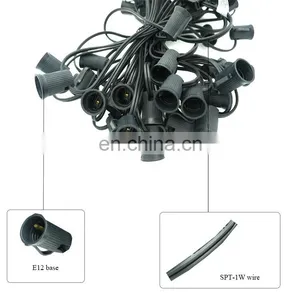 Outdoor Decoration Lights G40 LED Copper Wire Bulb LED String Light 25ft-US Plug thumbnail-3