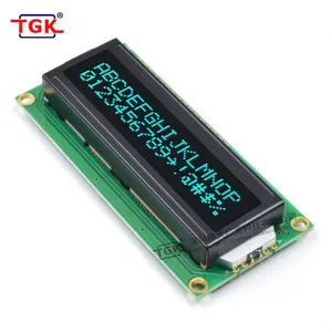 16X2 Lcd Display 1602 Lcd Modules TM162A-3 80X36mm Black Screen Dust-free Process 16X2 LCD Screen thumbnail-4