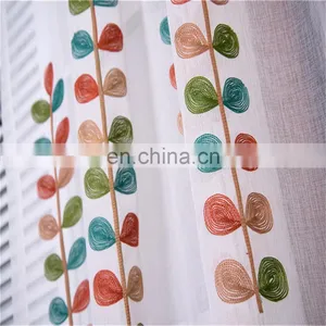 Professional China Flower Sheer Window Curtain 2015 With Best Quality and Low Price thumbnail-1