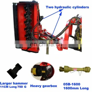 55HP Middle Heavy Duty Grass Cutter Side Flail Mower thumbnail-5