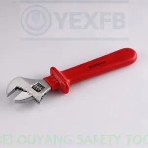 OY67402A Dipped Insulated Adjustable Wrench