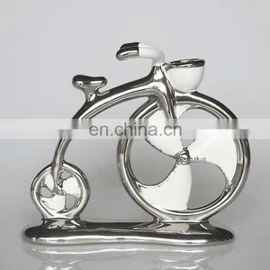 Modern Creative Design Crafts Exquisite Bicycle Shape Ceramic Office Home Living Room Decoration Ornaments thumbnail-2