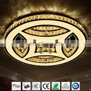 Led Ceiling Lamp Fashion Crystal Ceiling Lamp Stainless Steel Creative Led Lightings thumbnail-4