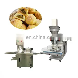 Automatic New Design Professional Encrusting Machine for Making Maamoul/moon Cake Moulding Machine With CE for Sale thumbnail-2