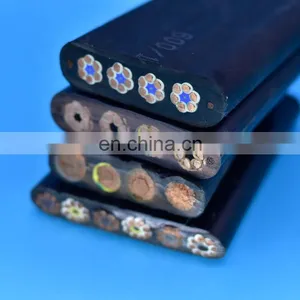 Low Voltage Rubber NGFLGOEU Cable Overhead Crane Cable Travelling Flat Cable thumbnail-2