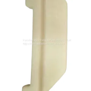 E-type Rail Nylon Insulator for Adjusting Rail Gauge and Electrically Insulating Railroad Rails thumbnail-1