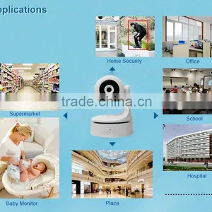 Wifi IP Pan Tilt PTZ Smart Home Security CCTV Camera HD P2P 720P Baby Monitor Low Cost Camera thumbnail-1