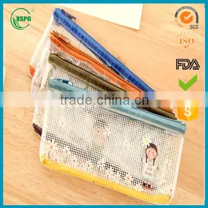 Clear Plastic PVC Ykk Zipper Document Bag thumbnail-4